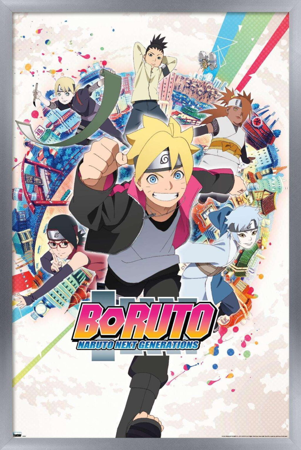 Boruto Naruto Next Generations Circle Wall Poster 22 375 x 34 Framed 6ce11c0e 5f64 4dbf bb2c 5a0c20be8e97.54abd4742bf0647203a7c093dfb5b939 - Boruto Merch