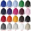 hoodie color chart - Boruto Merch