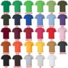 t shirt color chart - Boruto Merch