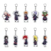 kf S8243e32161ac41d4bc7219a950049333j Anime NARUTO Akatsuki Red Cloud Pain Hoshigaki Kisame Kakuzu Sasori Zetsu Hidan Cosplay Acrylic Key Chain - Boruto Merch