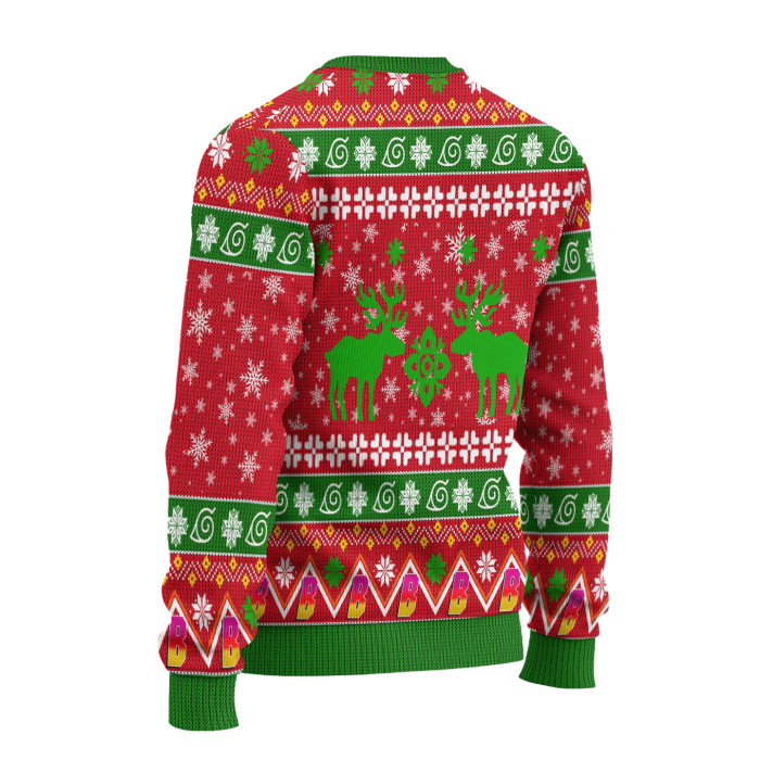 Boruto Anime Ugly Christmas Sweater Custom Red Xmas Gift 2