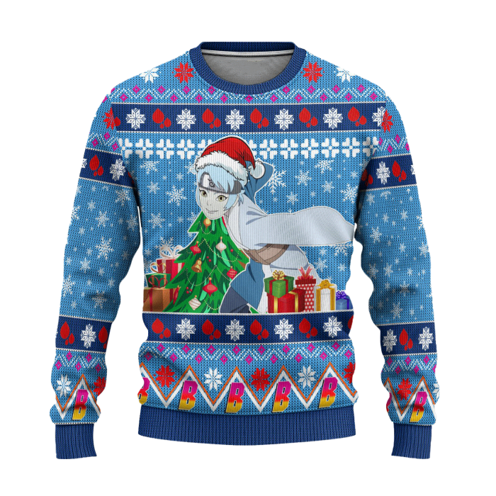 Mitsuki Anime Ugly Christmas Sweater Custom Boruto Xmas 1