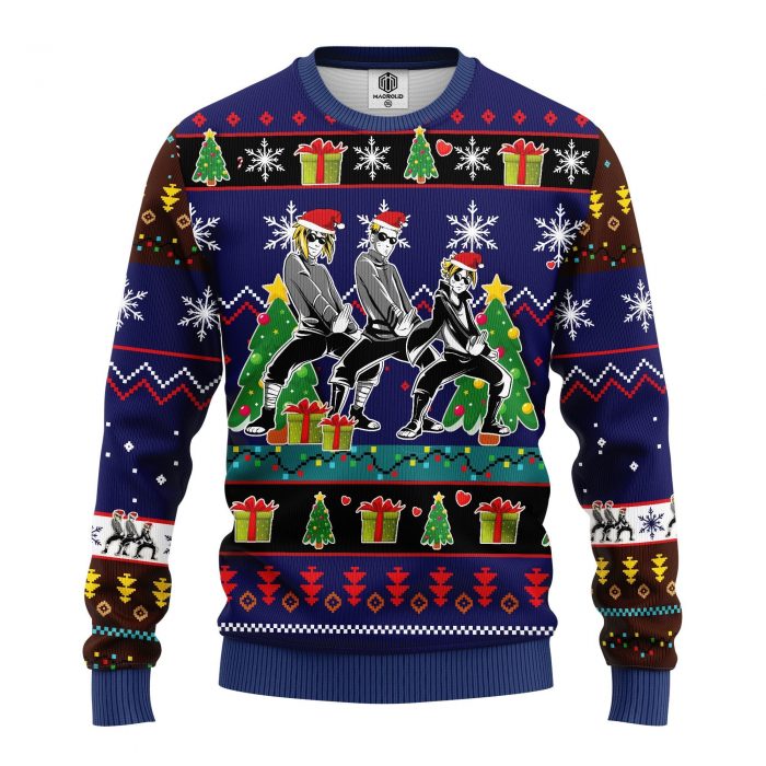 Naruto Boruto Minato Funny Ugly Christmas Sweater 1