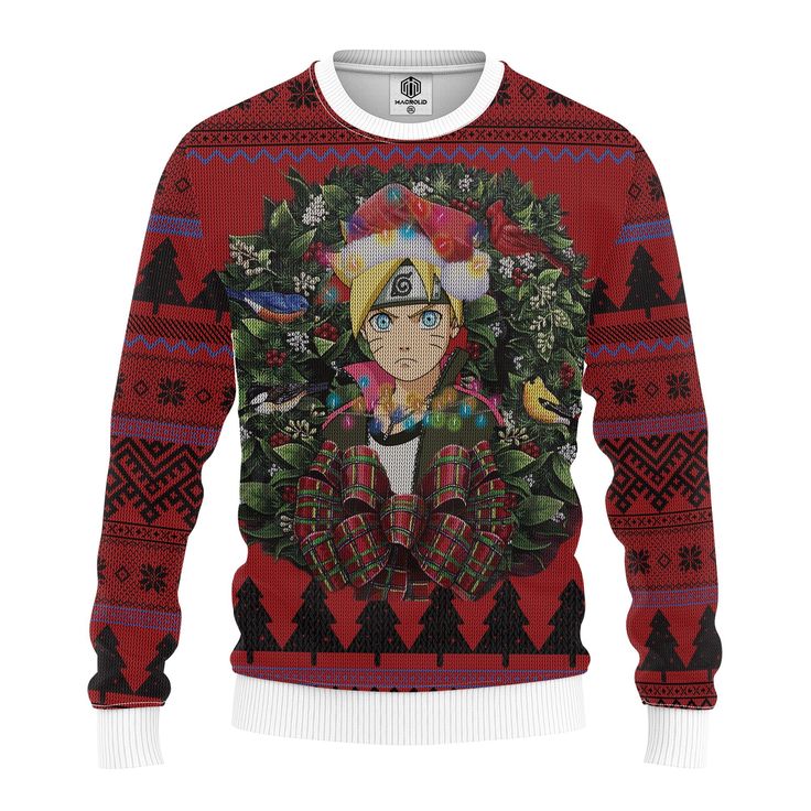 Boruto Mc Ugly Christmas Sweater Thanksgiving Gift - Boruto Merch